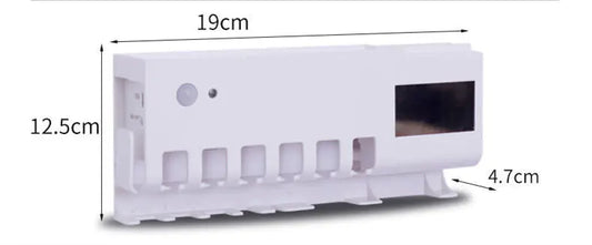 Smart UV Toothbrush Sanitizer with Automatic Dispenser