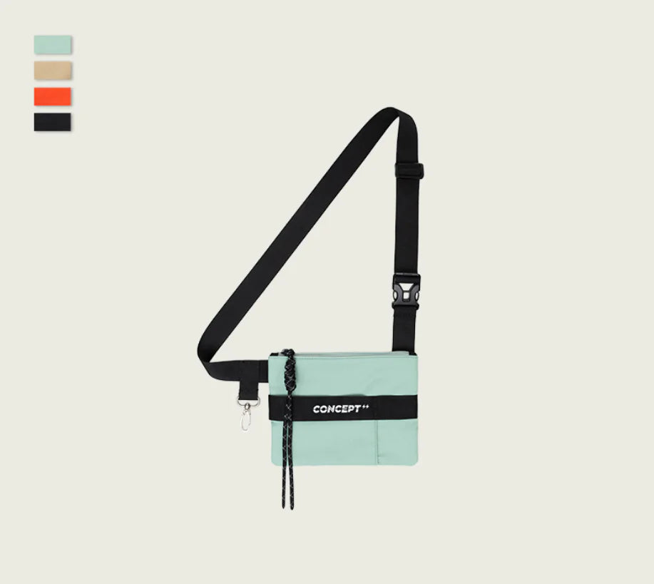 INF Men's Fashion 2019 Color Block Shoulder Bag