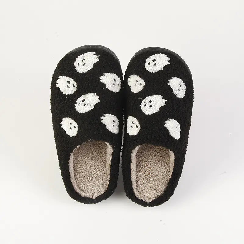 Comfortable Winter Cotton Ghost Slippers for Home