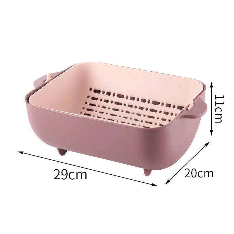 Plastic Fruit Washing Tray for Household Use