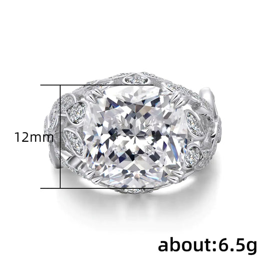 Colorful Pattern Luxury Zircon Fashion Ring