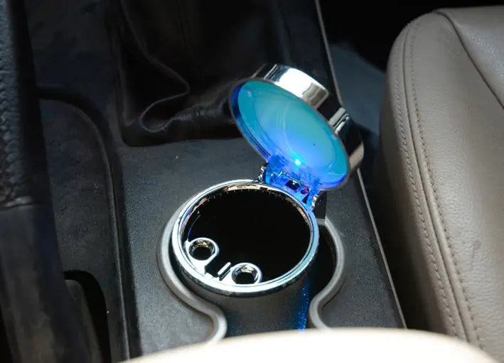 Car Ashtray with Colorful Design