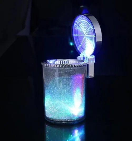 Car Ashtray with Colorful Design