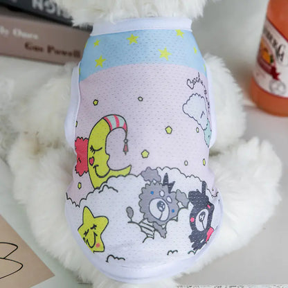 Summer Thin Style Dog Clothes for French Bulldogs