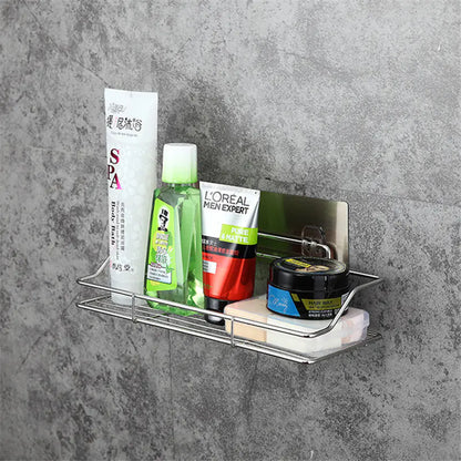 Stainless Steel Wall-Mounted Storage Rack for Bathroom