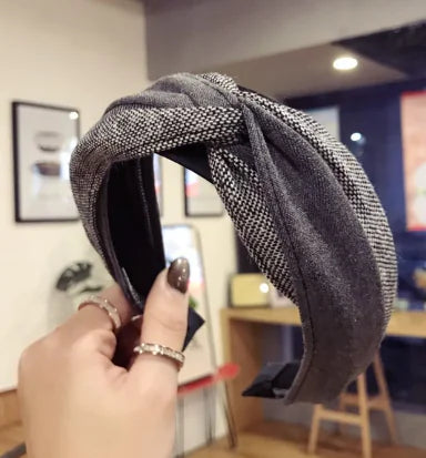 Korean 2019 Imported Suede Floral Headband for Women