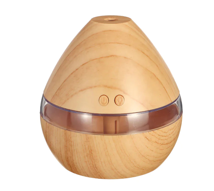 Wood Grain Ultrasonic Humidifier with Night Light