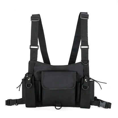 Hong Kong Style Tactical Hip Hop Vest Chest Bag