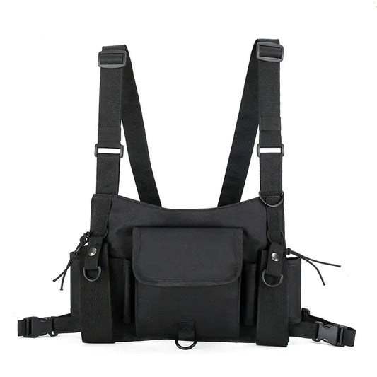 Hong Kong Style Tactical Hip Hop Vest Chest Bag