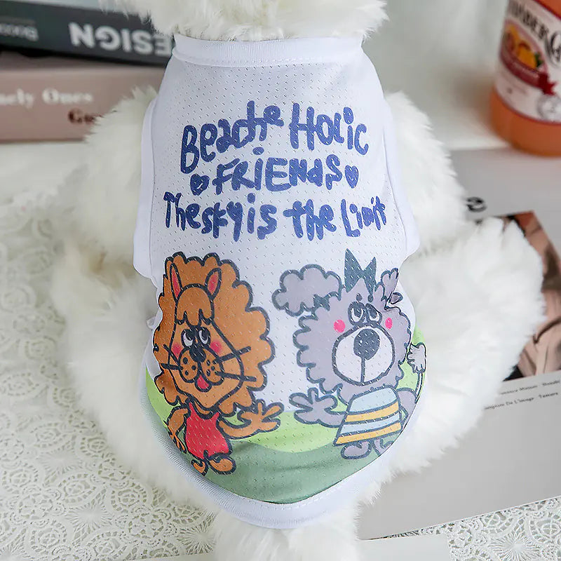 Summer Thin Style Dog Clothes for French Bulldogs