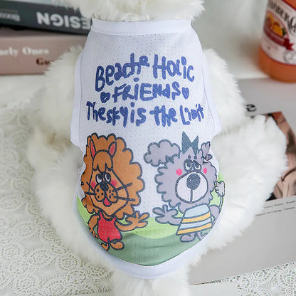 Summer Thin Style Dog Clothes for French Bulldogs