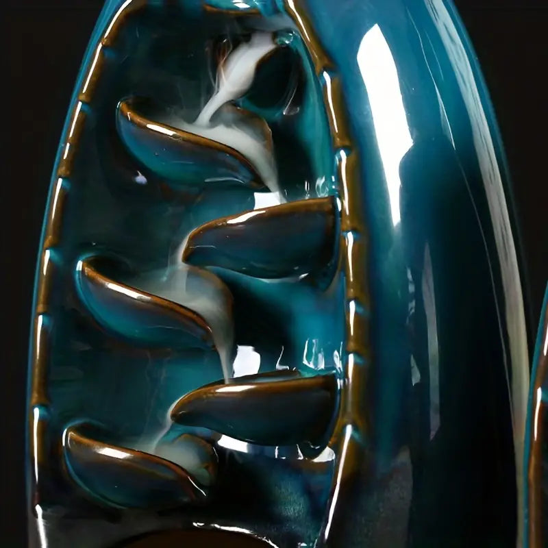 Ceramic Backflow Incense Holder for Home Decor