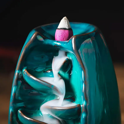 Ceramic Backflow Incense Holder for Home Decor