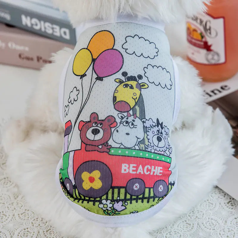 Summer Thin Style Dog Clothes for French Bulldogs