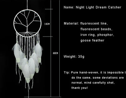Glow-in-the-Dark Tree of Life Dreamcatcher