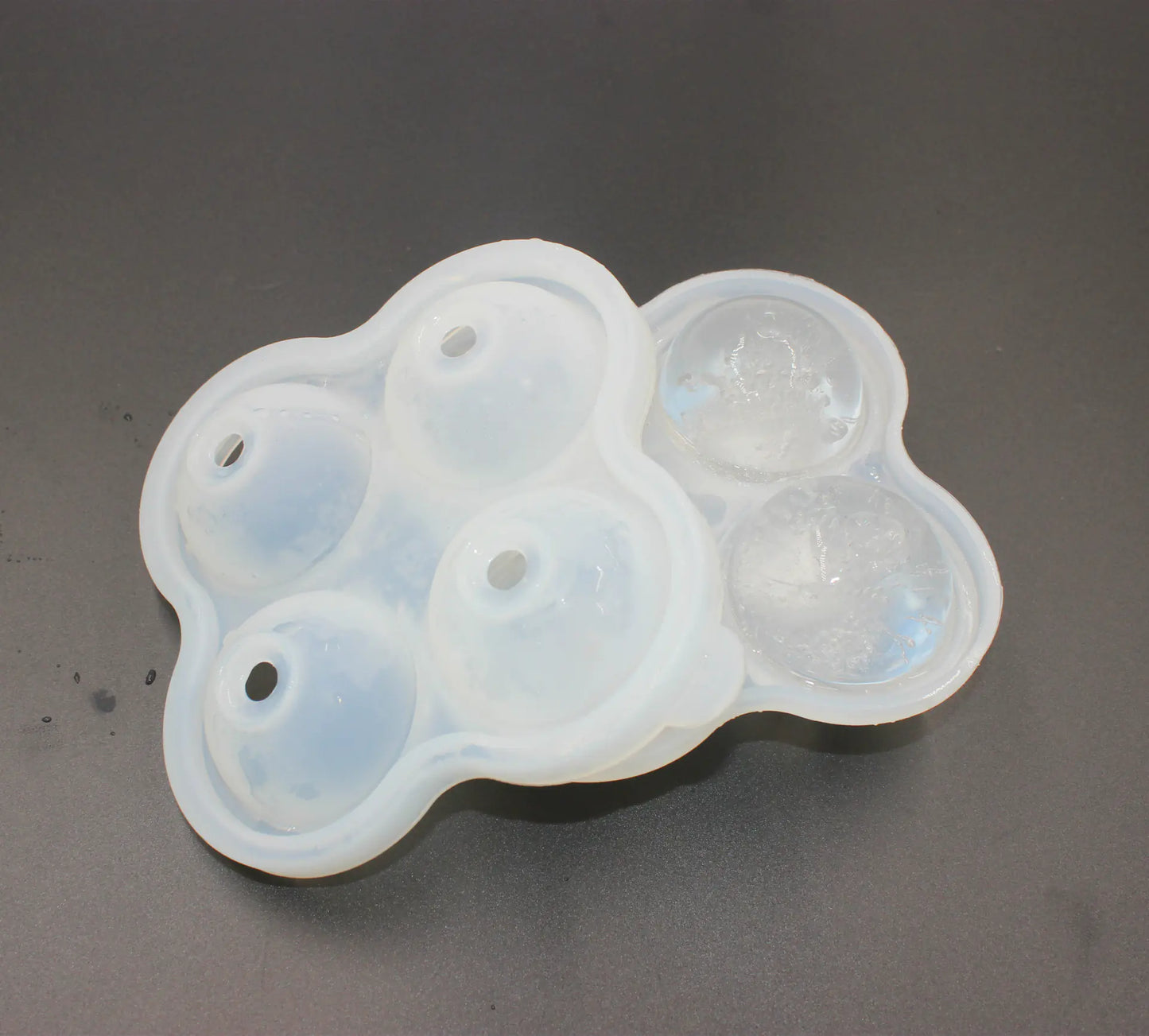 Silicone Ice Sphere Molds - 4-Cavity Design