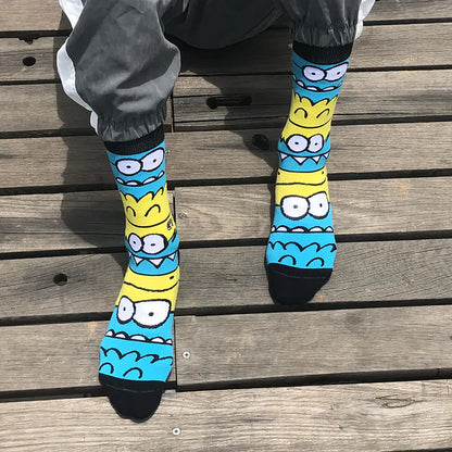 GT Monster Cartoon Street Style Mid-Calf Socks