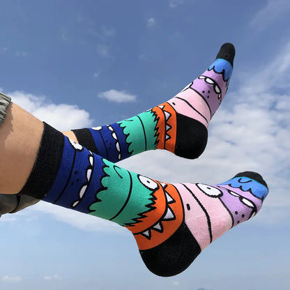 GT Monster Cartoon Street Style Mid-Calf Socks