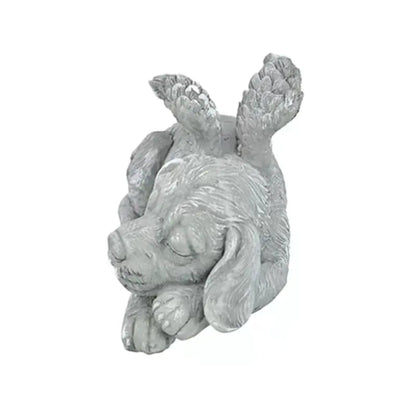 Angel Cat and Dog Garden Decor Resin Craft Figure