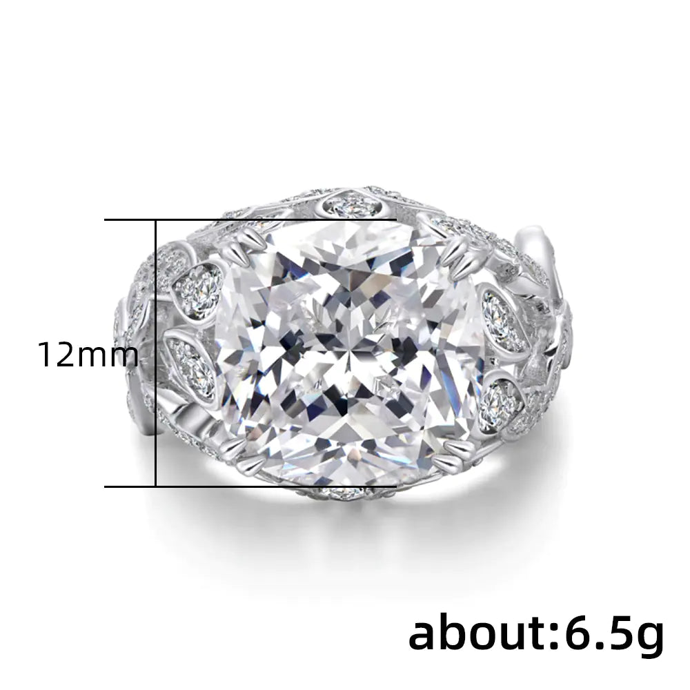 Colorful Pattern Luxury Zircon Fashion Ring