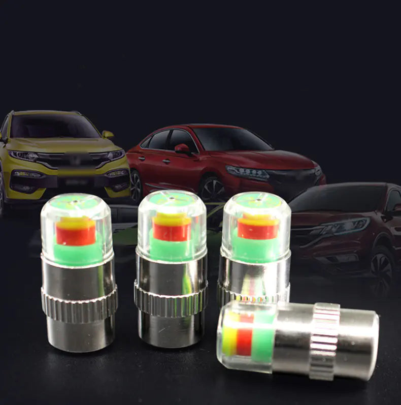 Tire Pressure Caps for Car Tire Monitoring