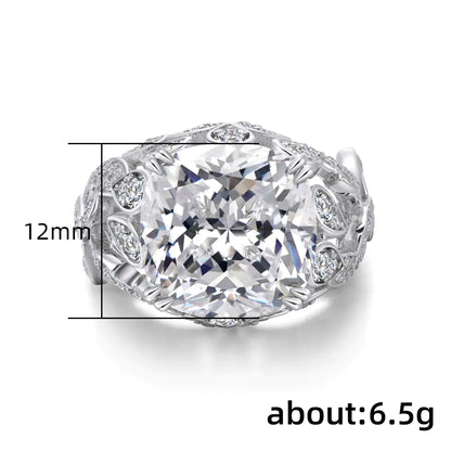Colorful Pattern Luxury Zircon Fashion Ring