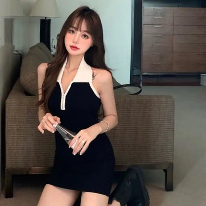 Plus Size Slim Dress in Sweet and Spicy Style