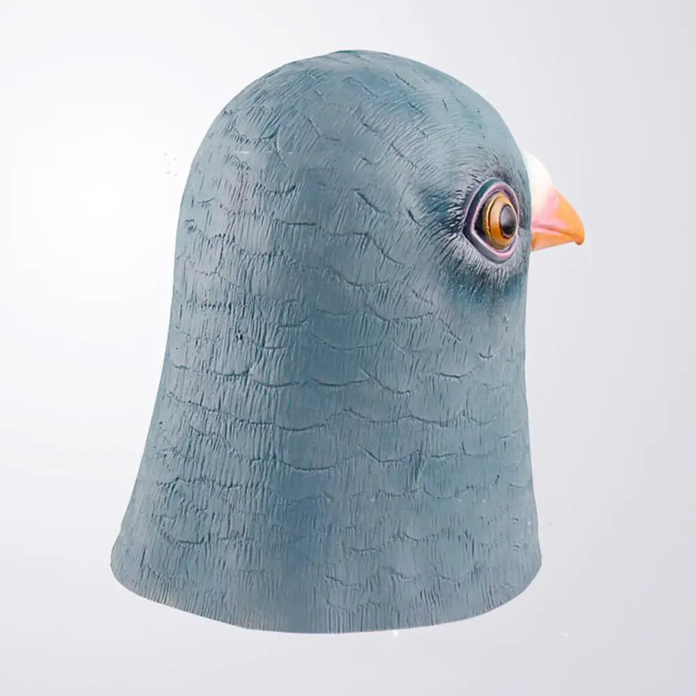 Cute Long Green Pigeon Head Costume Mask for Parties