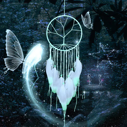 Glow-in-the-Dark Tree of Life Dreamcatcher