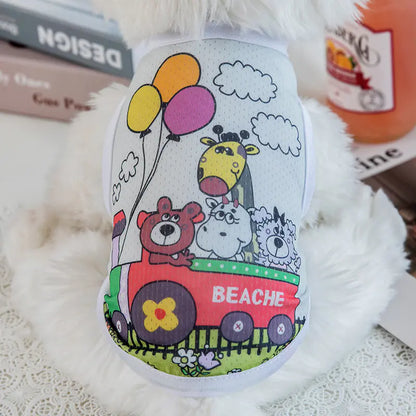 Summer Thin Style Dog Clothes for French Bulldogs