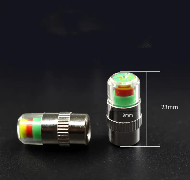 Tire Pressure Caps for Car Tire Monitoring