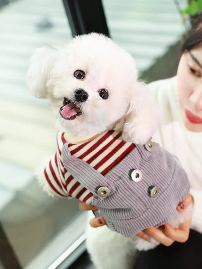 Dog Clothes for Small Breeds - Spring/Fall Fashion Wear