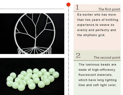 Glow-in-the-Dark Tree of Life Dreamcatcher